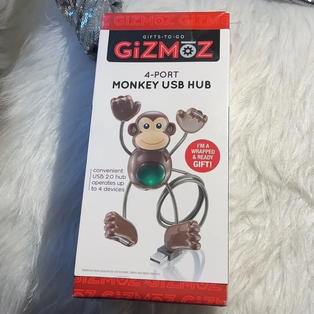 NEW GIZMOZ 4-port Monkey USB Hub
